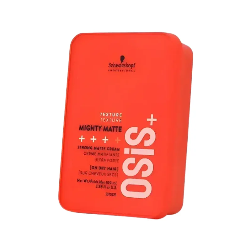 Creme Modelador Osis Mighty Matte 100ml em detalhe sobre fundo branco